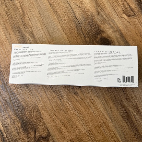 L'ANGE HAIR Ondulé Titanium Curling Wand - Picture 5 of 7